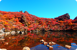 Mt.Taisen and Oike pond